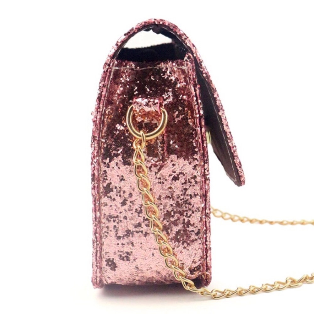 Pink Glitter Disco Handbag - Picture 3 of 4