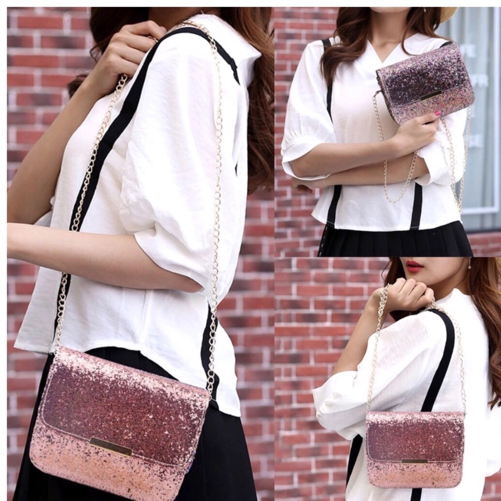 Pink Glitter Disco Handbag - Picture 4 of 4