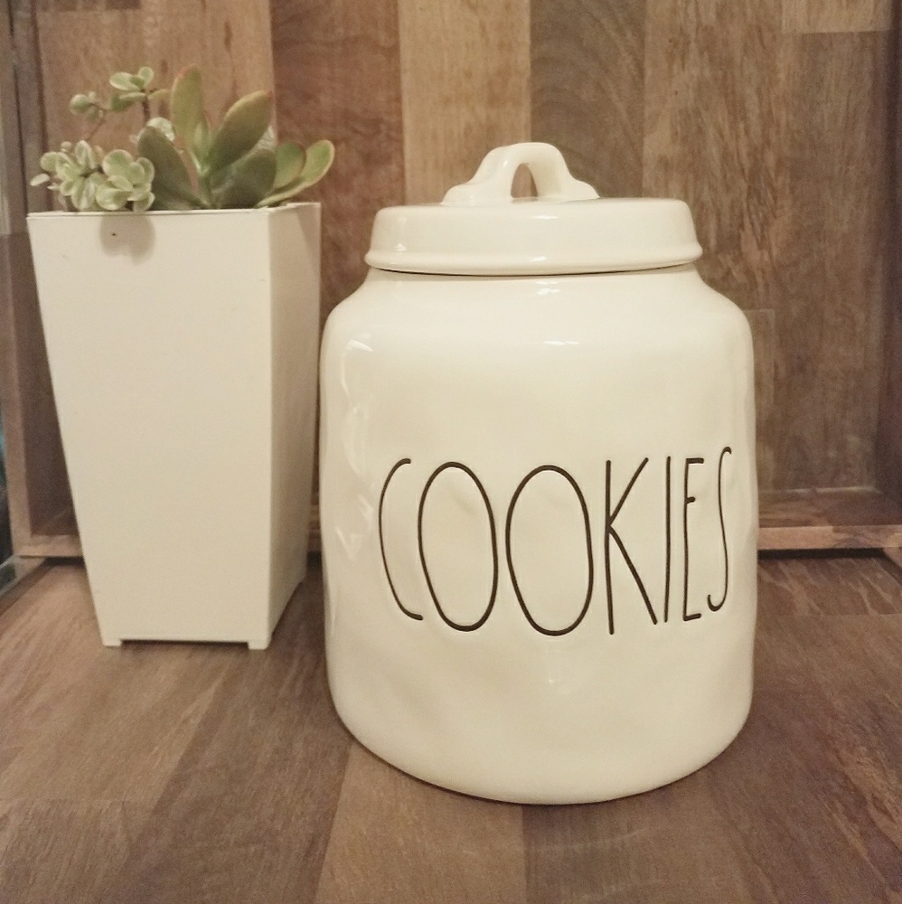 Rare Rae Dunn Cookies Canister Jar