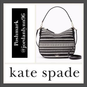 KATE SPADE Authentic Black & White Hobo Bag NEW!