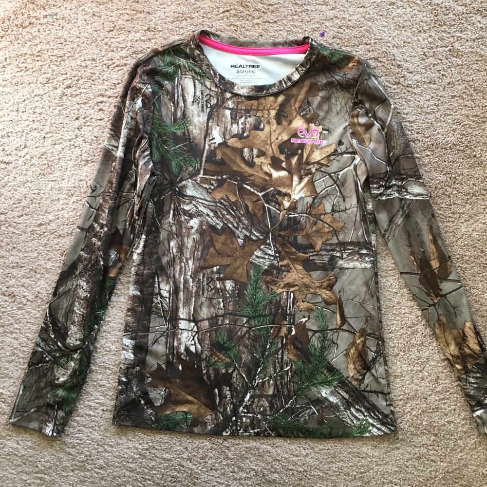 Realtree Long Sleeve Realistic Camo Shirt