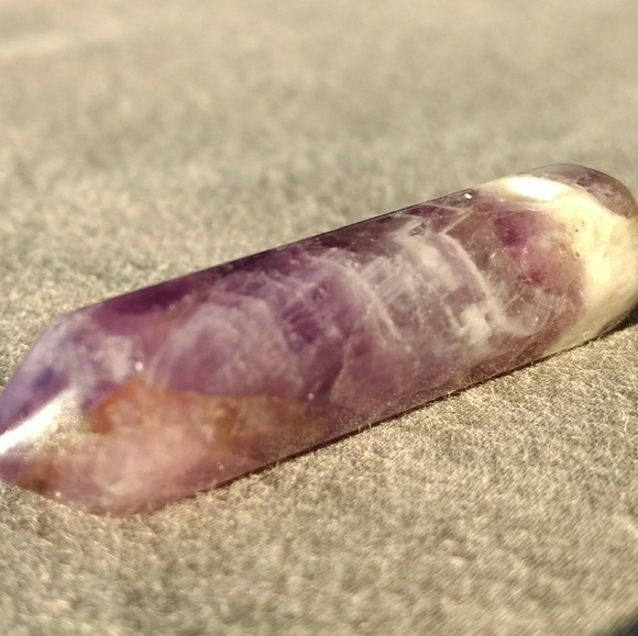 Chevron Amethyst Pendant - Picture 2 of 2