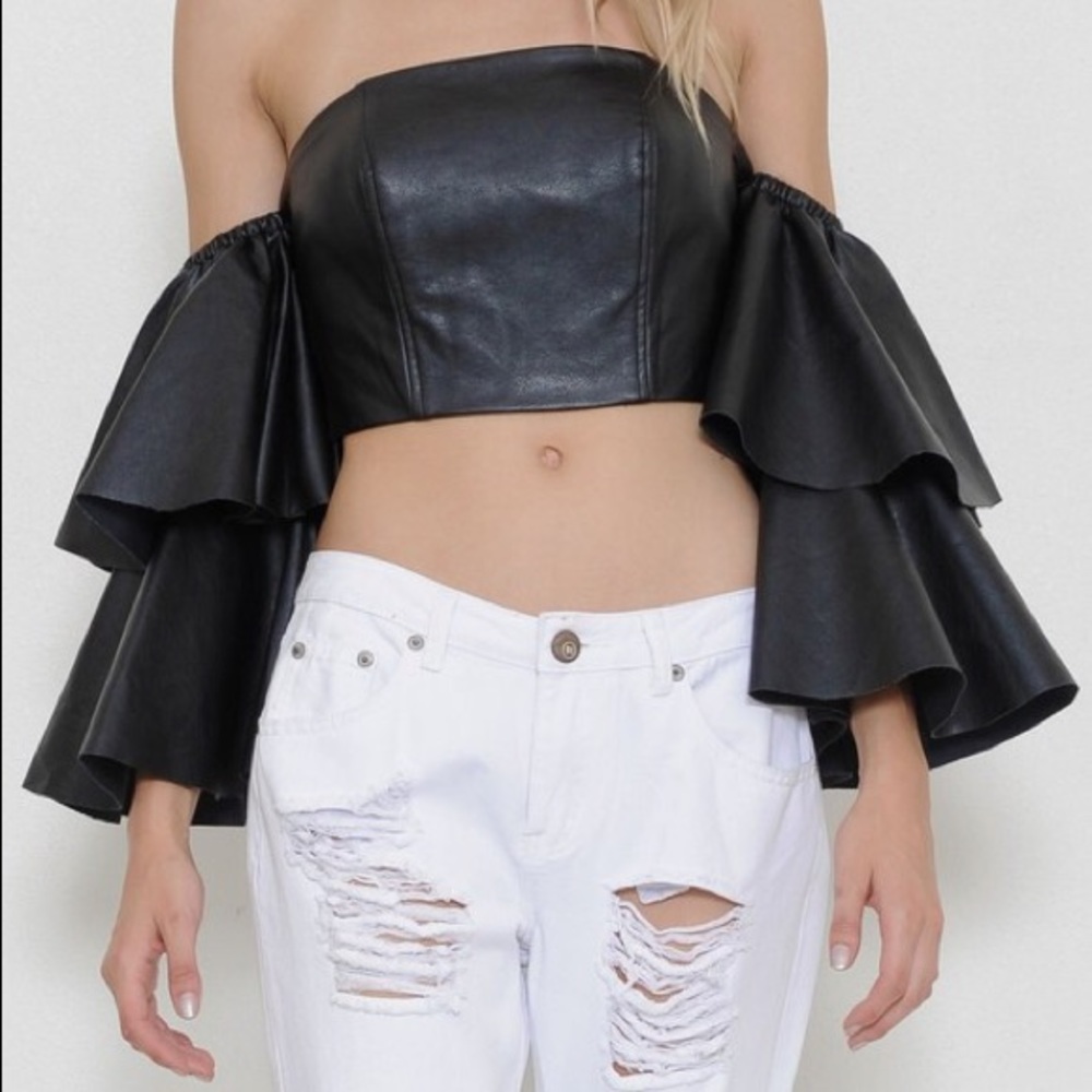 Tiered Sleeve Bustier