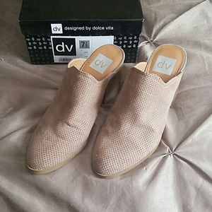 Taupe booties. So cute, literally only wore once!