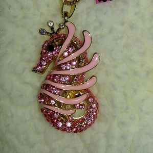 Betsey Johnson Seahorse Necklace