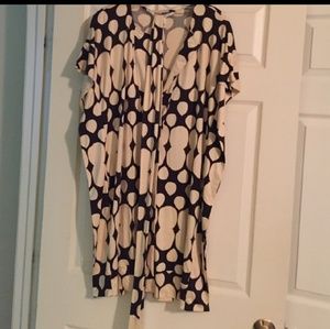 DVF 100% silk tunic dress.