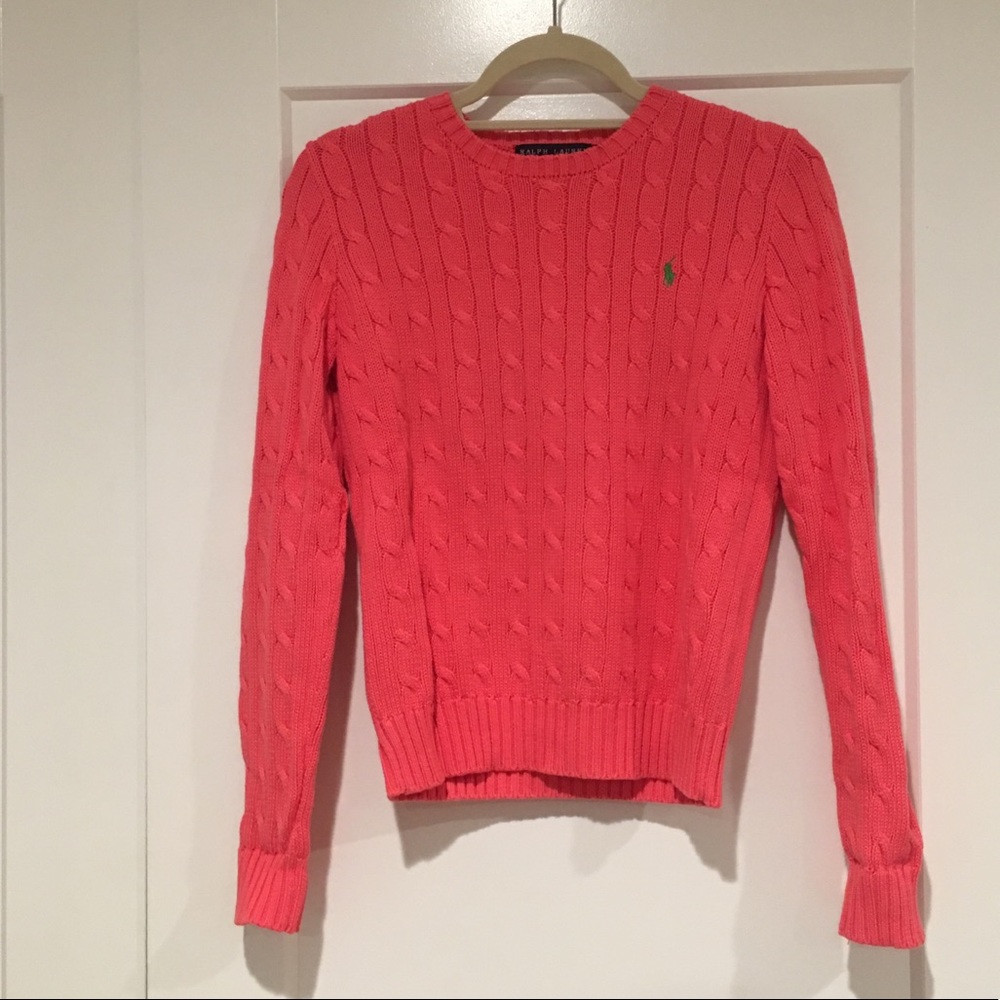 Pink Polo Sweater