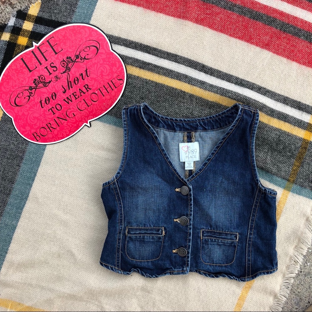🎈The Children’s Place Girl’s Jean Vest