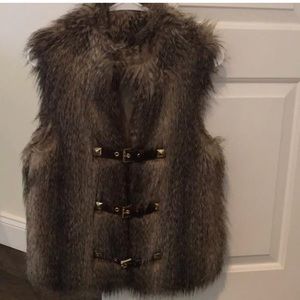 Michael kors fur vest!