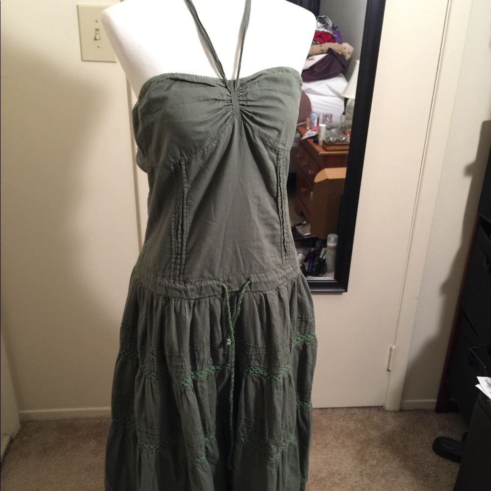 Boho halter dress