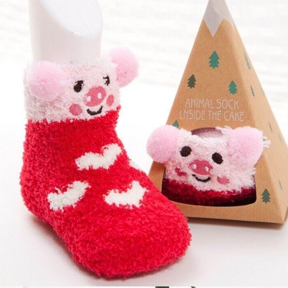 wcfashions Other - "My Lil Pet 🐷" Anti Slip Sock Ornaments