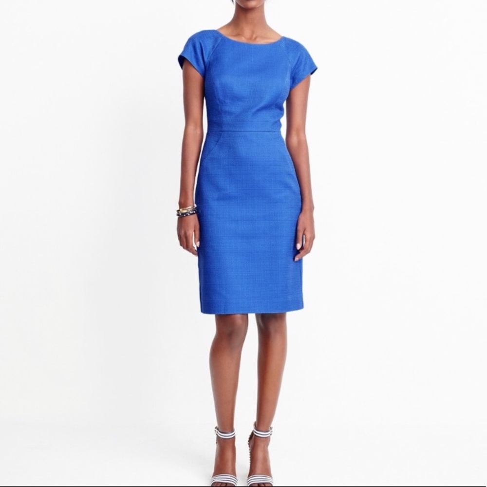 NWOT Blue J. Crew Short-sleeve Sheet Dress