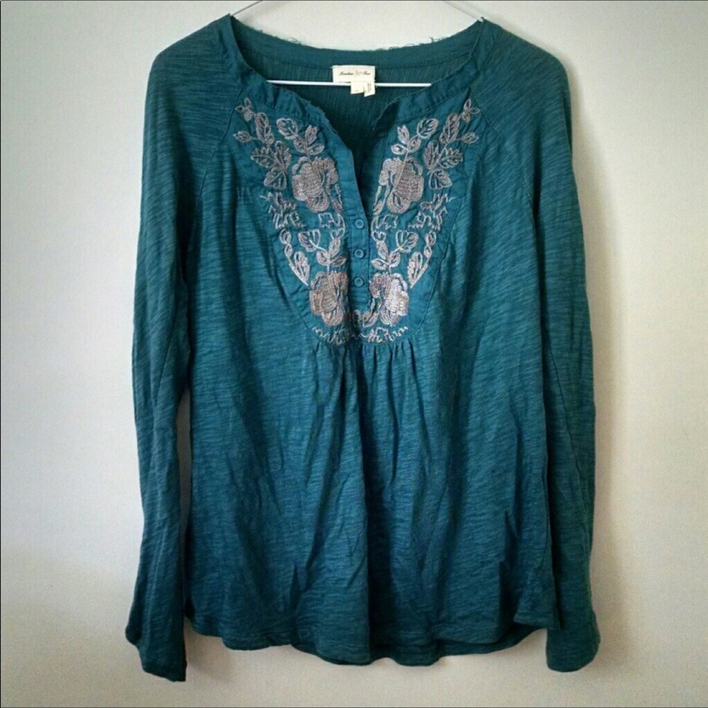 Meadow Rue long sleeve top from Anthropologie