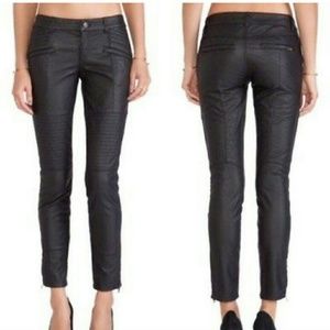 Free People Vegan Leather Motto Pants