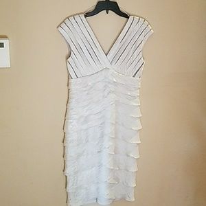 Silver cocktail dress