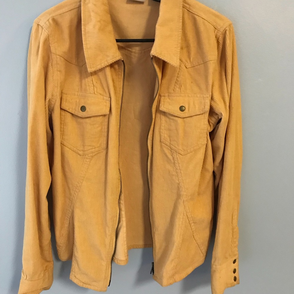 Vintage mustard yellow corduroy jacket