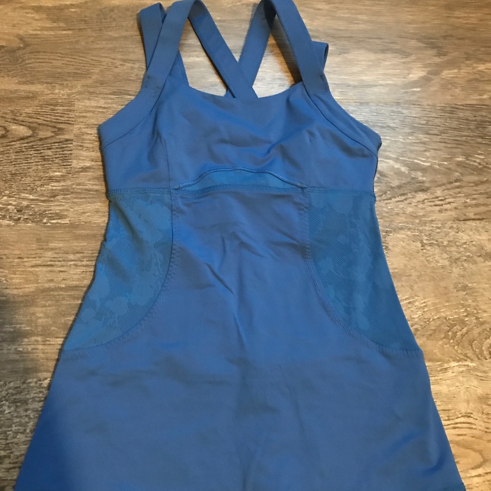 Blue Lululemon Tank