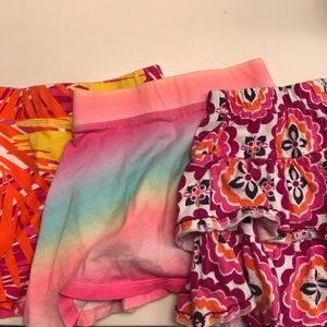 Lot of 3 little girl skorts. Price is for all 3.