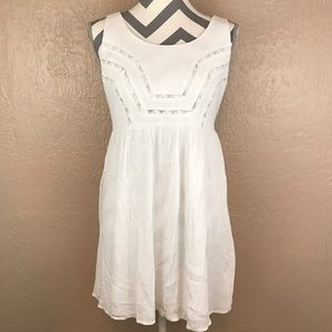Princess Vera Wang White Sleeveless Dress