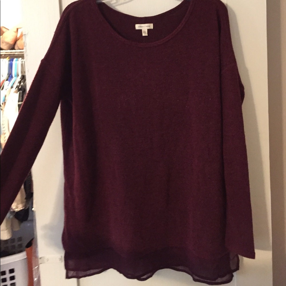 Silence + noise sweater