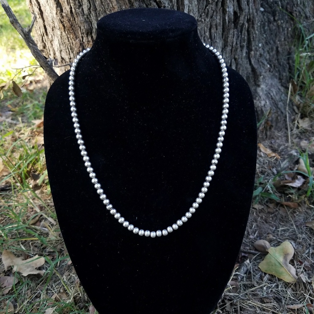 Vintage Sterling Navajo Pearls