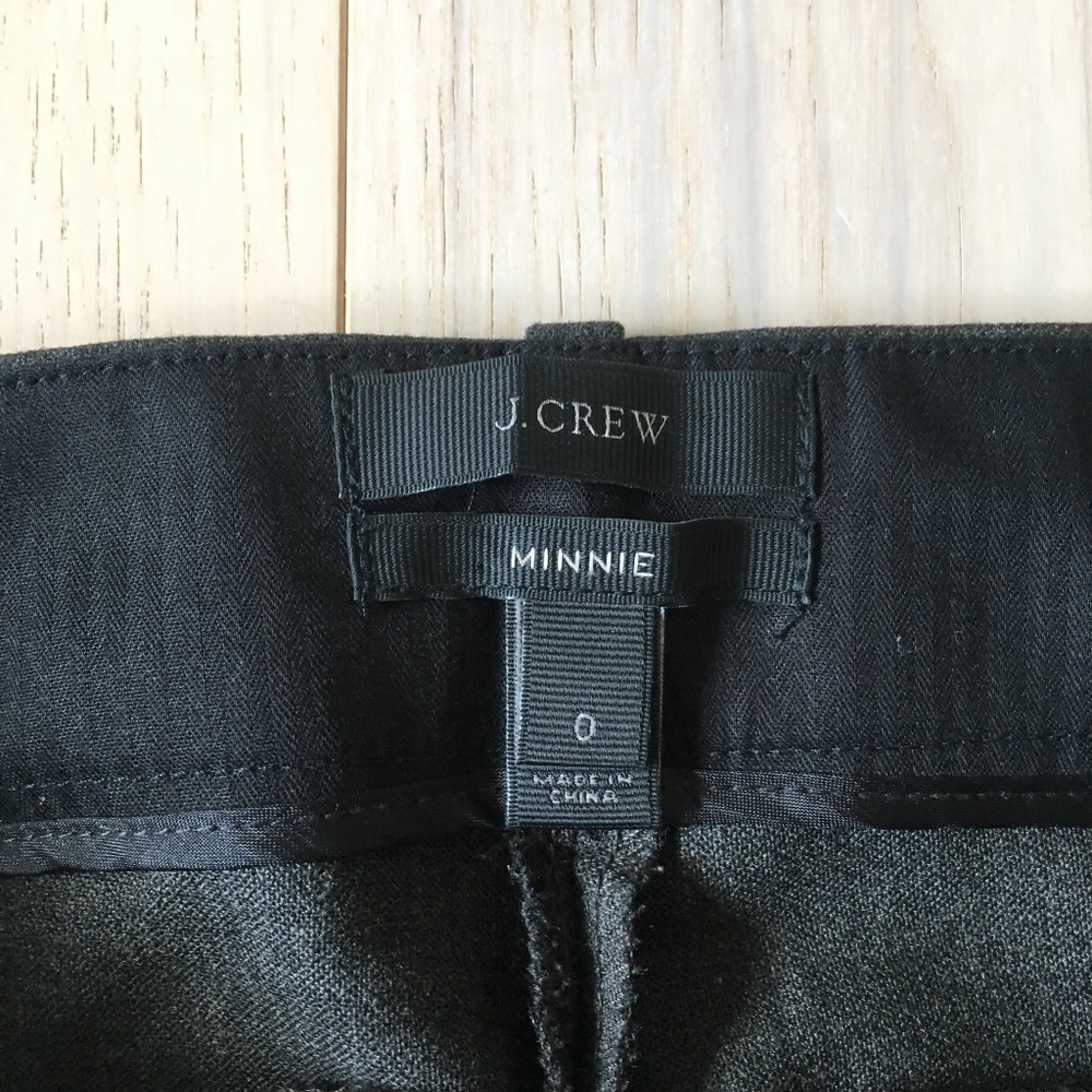 ❌SOLD❌J.Crew Bi-Stretch Wool MINNIE Ankle Pant - Picture 6 of 7