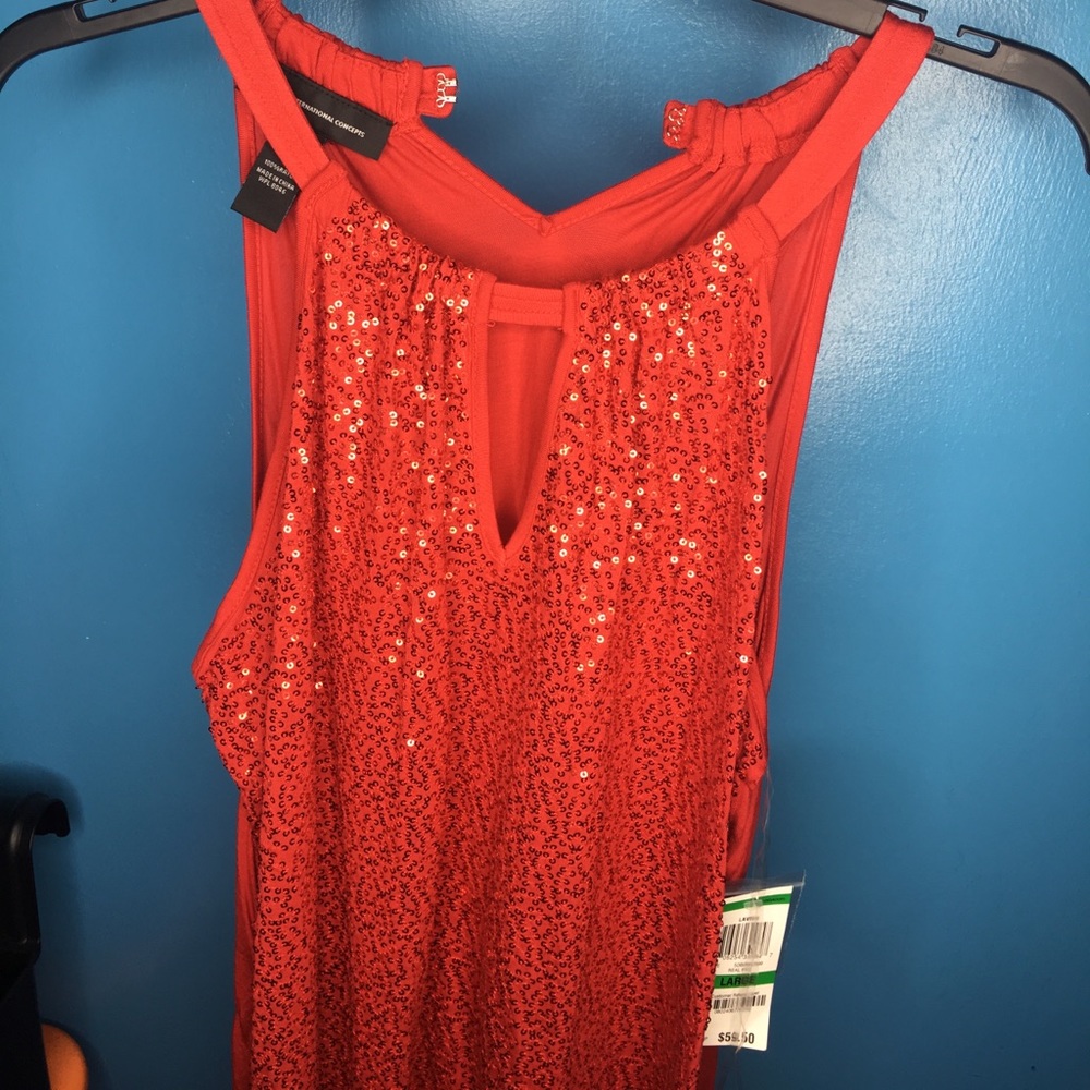 Red top just in time for the holidays