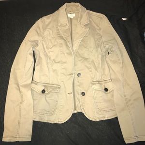Button down khaki jacket