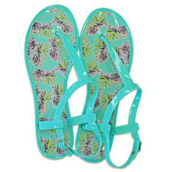 NWT Jelly Pineapple Sandals - Picture 2 of 2