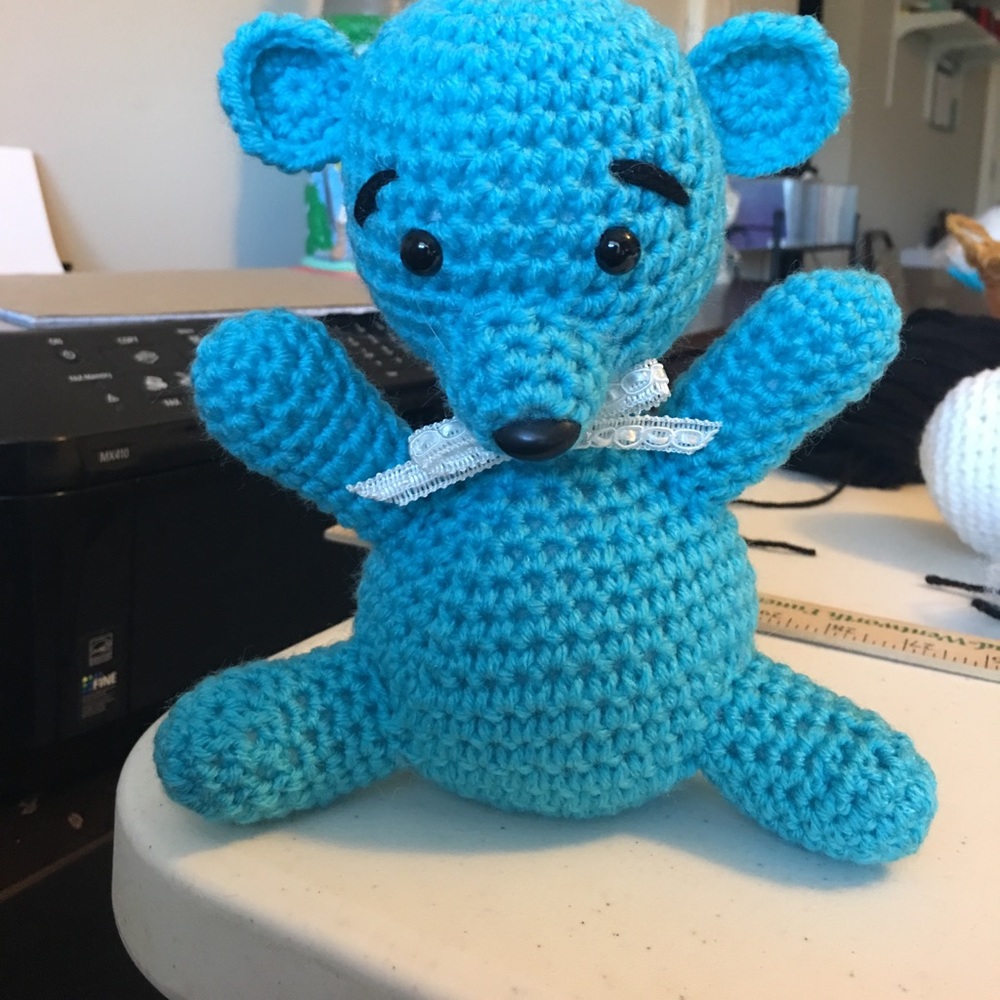 Homemade stuffed bear - Picture 2 of 3
