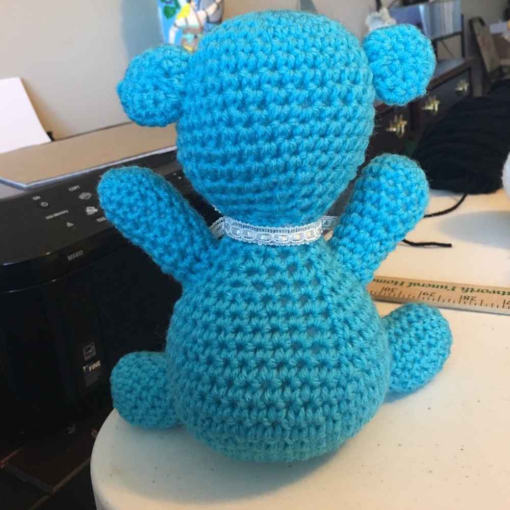 Homemade stuffed bear - Picture 3 of 3