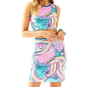 NWT Lilly Pulitzer Kennedy Set in Tile Wave - XS