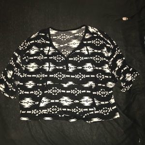 Vintage cropped hoodie (no hood)
