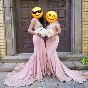 Rose Pink gown dress
