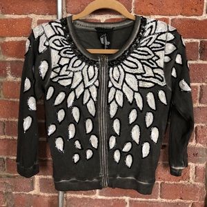 One-of-a-kind Sequined Cardigan