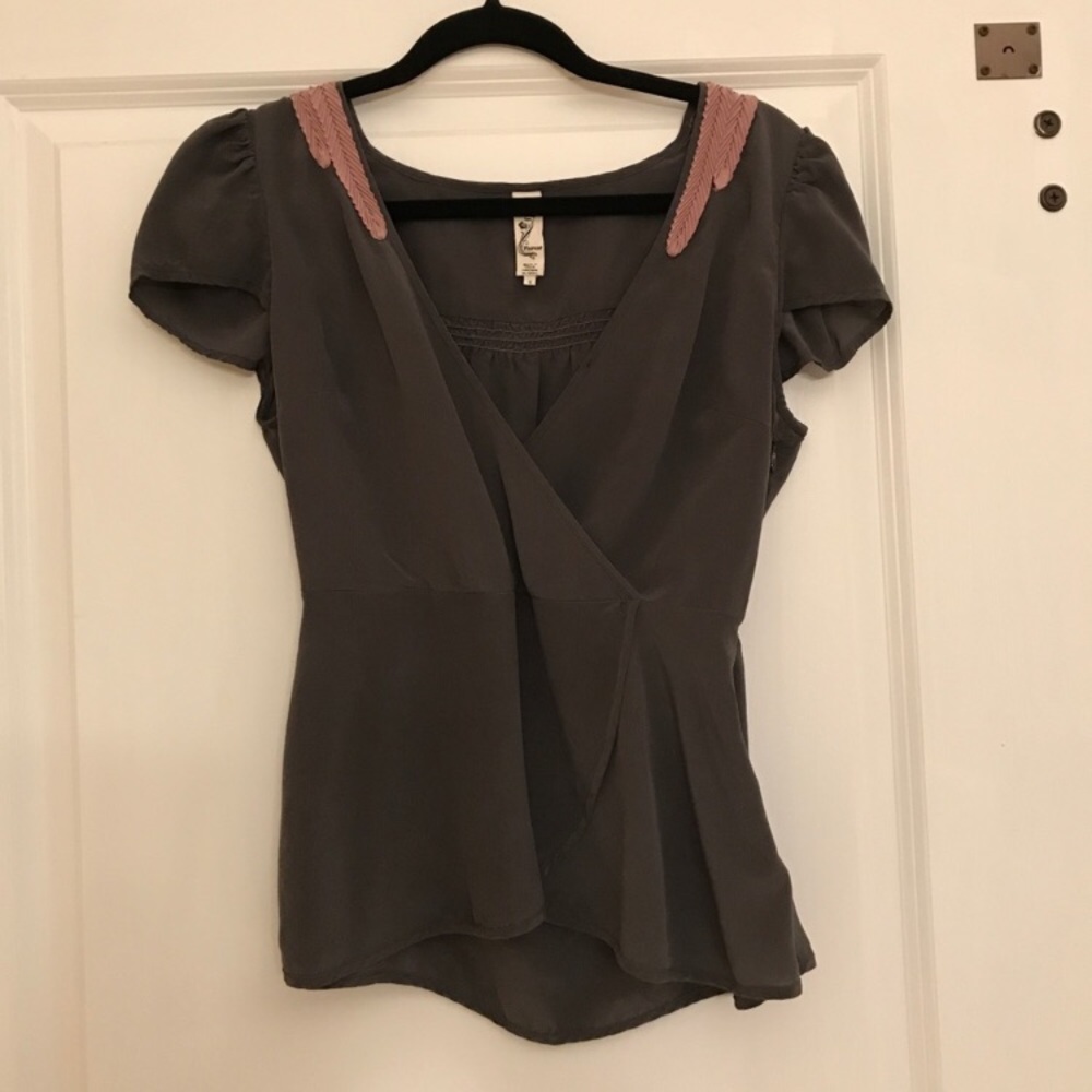 Beautiful silk top from anthropologie