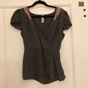 Beautiful silk top from anthropologie