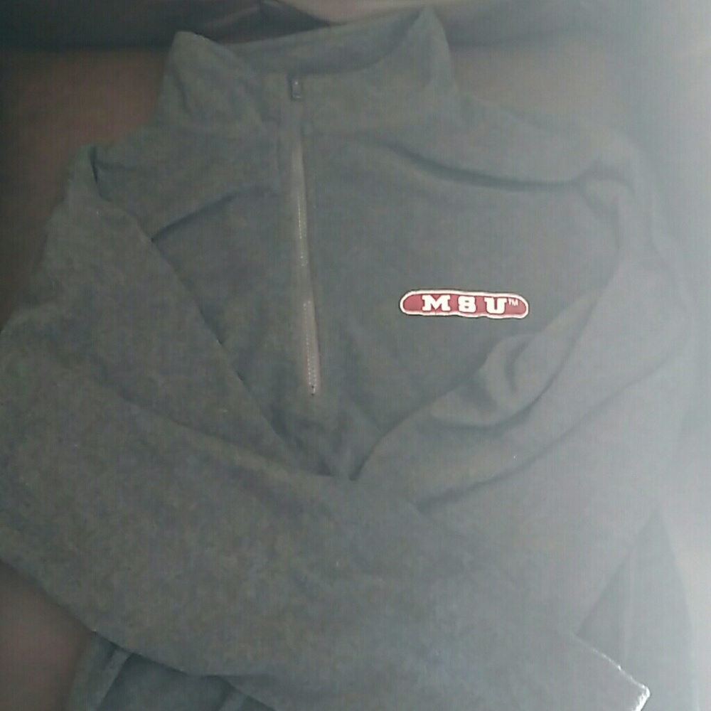 MSU half zip jacket