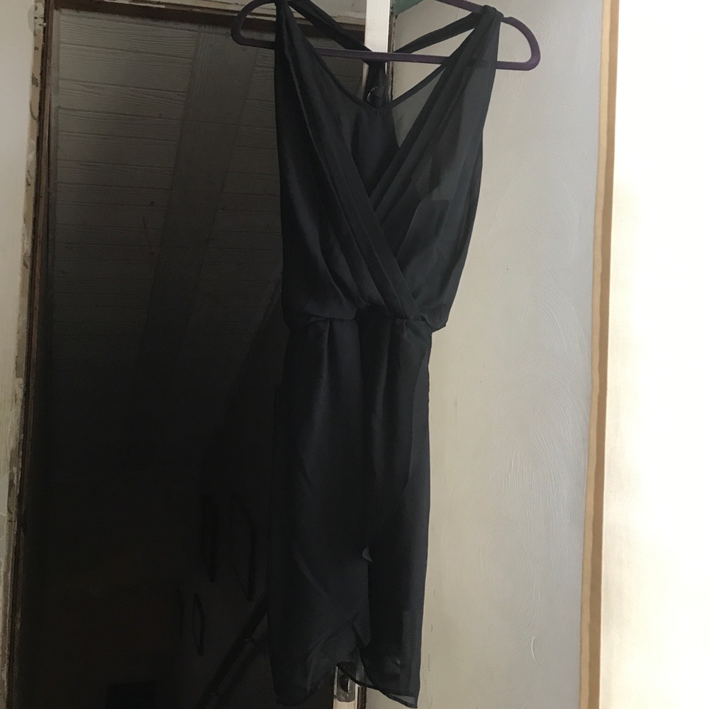 Black cocktail dress