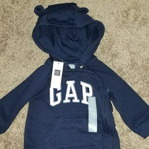 Navy Blue Onesie sweater Jacket