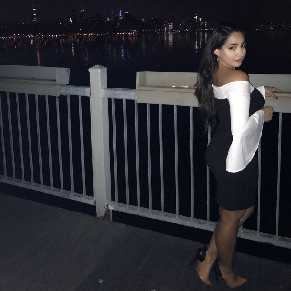 Once upon a time black & white dress