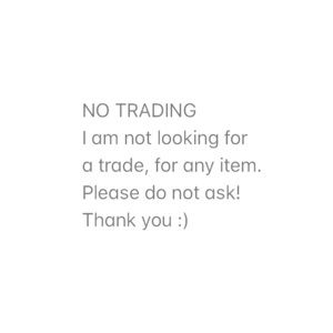 No trading