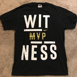 👻 Black Nike “Witness MVP” Shirt Size Medium
