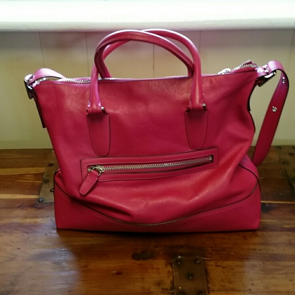 Fuchsia Rory Satchel - Picture 2 of 2