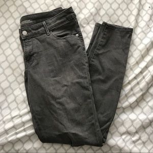 Grey Ripped Skinny Jeans