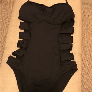 Black bathing suit