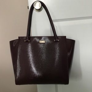 Kate spade burgundy leather bag