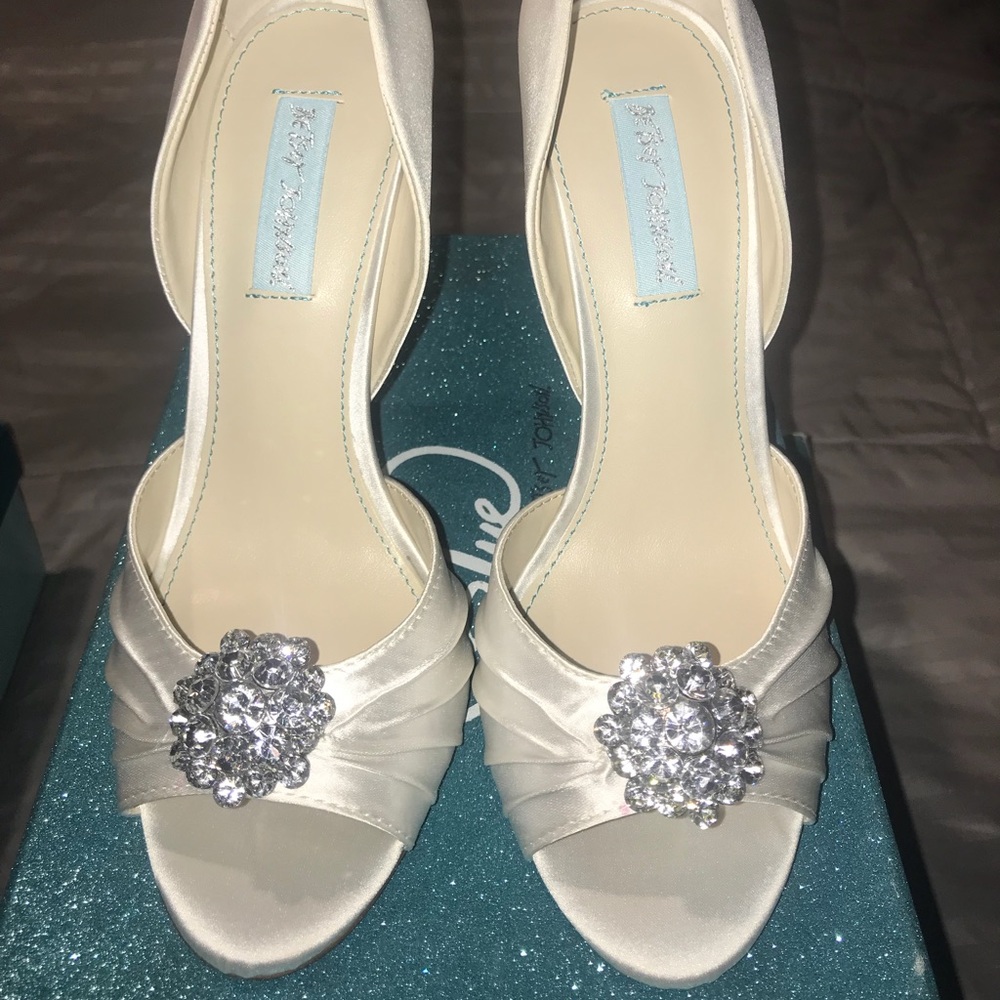 Betsy Johnson wedding Heels