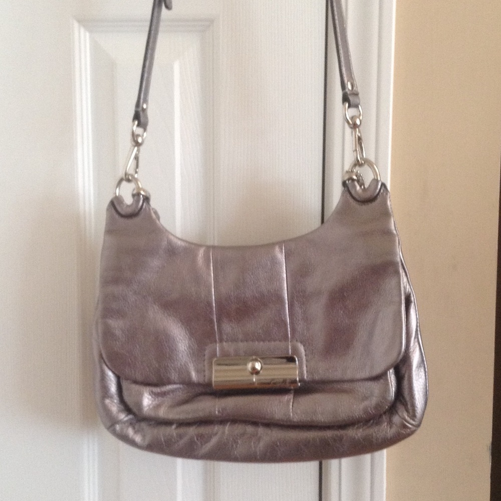 Leather Coach Crossover Bag