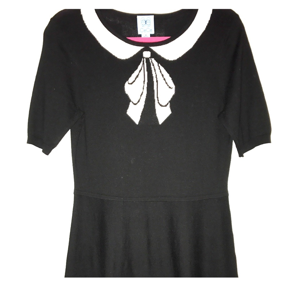 🎀 Black & White Knitted Dress 🎀